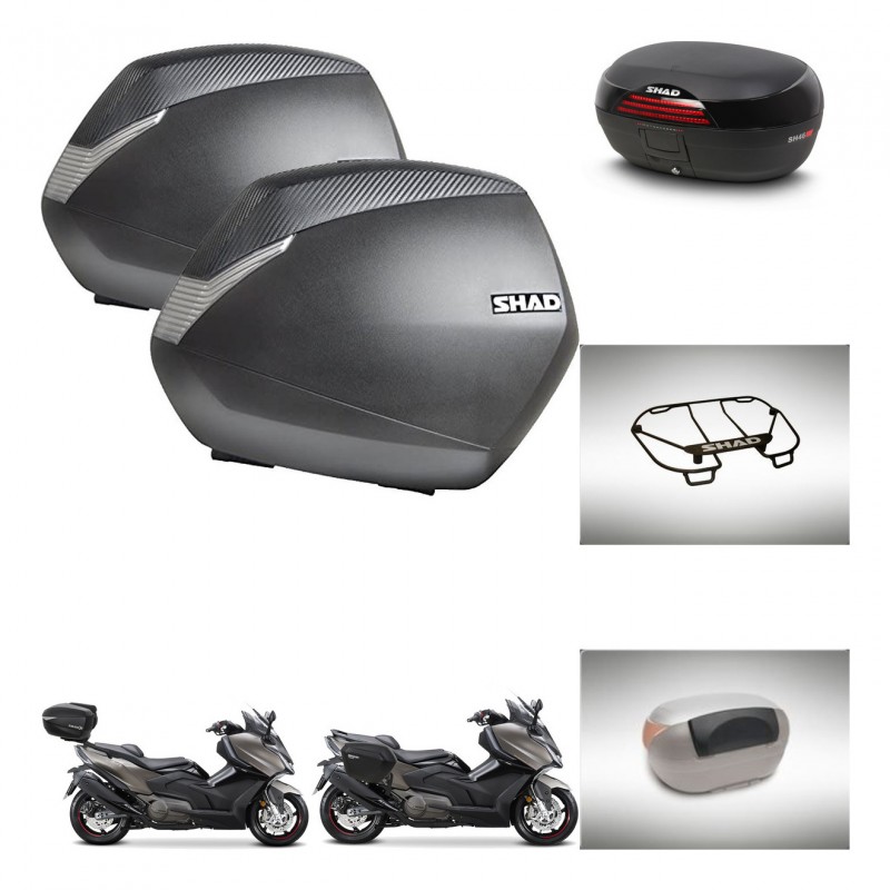 SHAD Baul SH46 + soporte montaje maletas SH36 accesorios 45 L KIT-480957