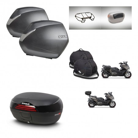SHAD Baul SH46 + soporte montaje maletas SH36 accesorios 45 L KIT-480958