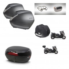 SHAD SH46 trunk + mounting bracket SH36 suitcases accessories 45 L KIT-480969