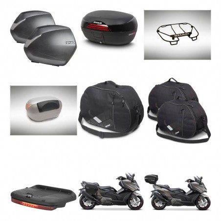 SHAD Baul SH46 + soporte montaje maletas SH36 accesorios 45 L KIT-480976