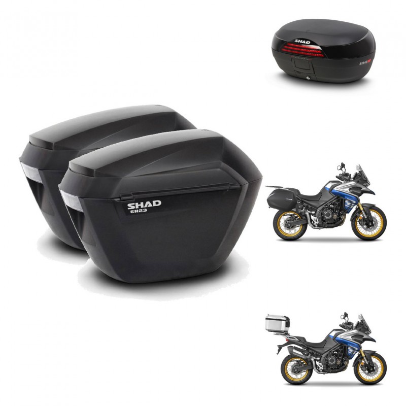 SHAD Baul SH46 + soporte montaje maletas sh23 45 L KIT-480983