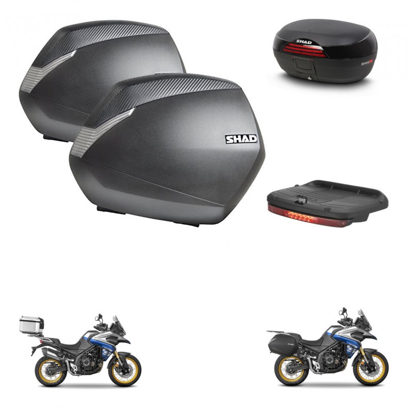 SHAD Baul SH46 + soporte montaje maletas SH36 accesorios 45 L KIT-480987