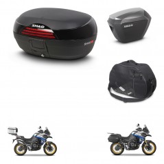 SHAD Maletas sh23 alu + soporte montaje baul SH46 accesorios 45 L KIT-480998