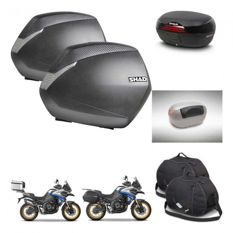 SHAD Baul SH46 + soporte montaje maletas SH36 accesorios 45 L KIT-481006