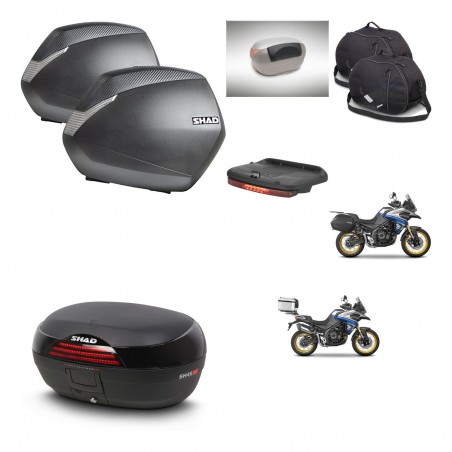 SHAD Baul SH46 + soporte montaje maletas SH36 accesorios 45 L KIT-481012