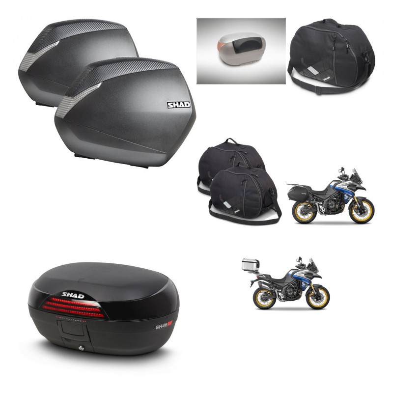 SHAD Baul SH46 + soporte montaje maletas SH36 accesorios 45 L KIT-481018