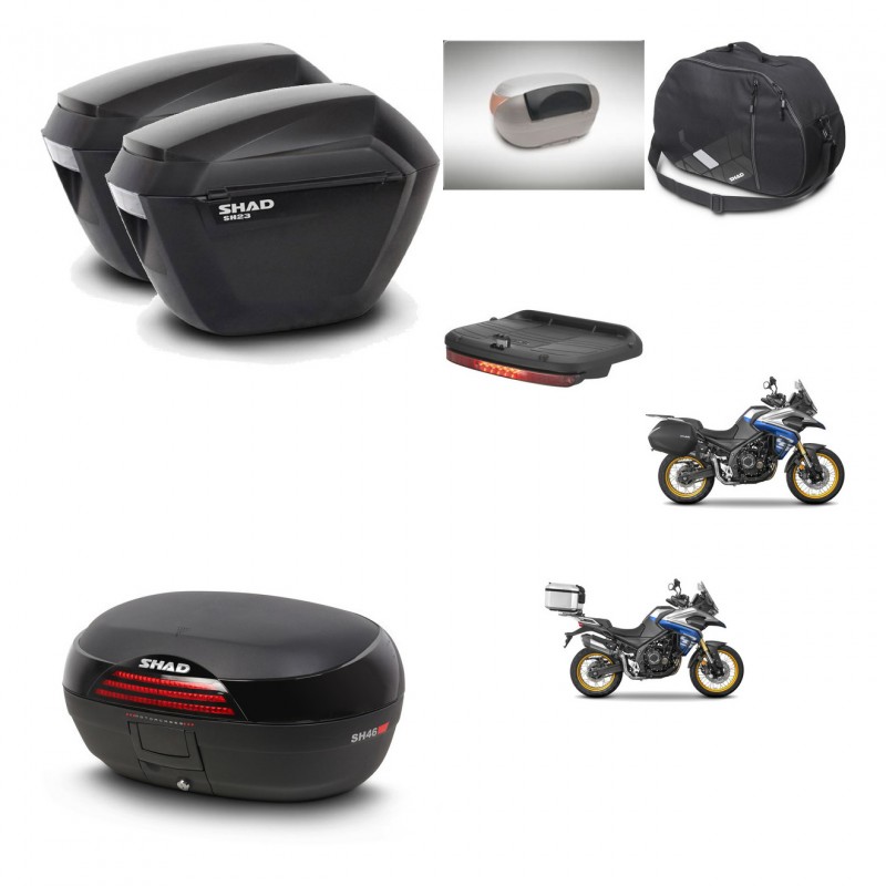 SHAD Baul SH46 + soporte montaje maletas sh23 accesorios 45 L KIT-481025