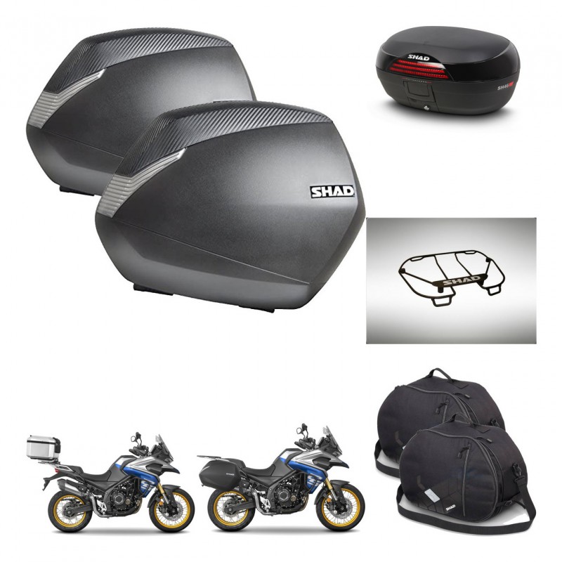 SHAD Baul SH46 + soporte montaje maletas SH36 accesorios 45 L KIT-481030