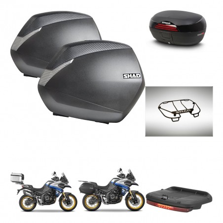 SHAD Baul SH46 + soporte montaje maletas SH36 accesorios 45 L KIT-481035