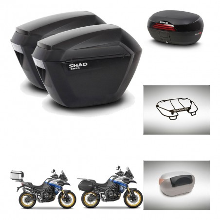 SHAD Baul SH46 + soporte montaje maletas sh23 accesorios 45 L KIT-481055