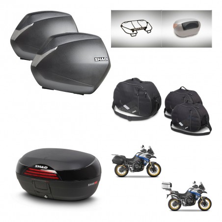 SHAD Baul SH46 + soporte montaje maletas SH36 accesorios 45 L KIT-481066