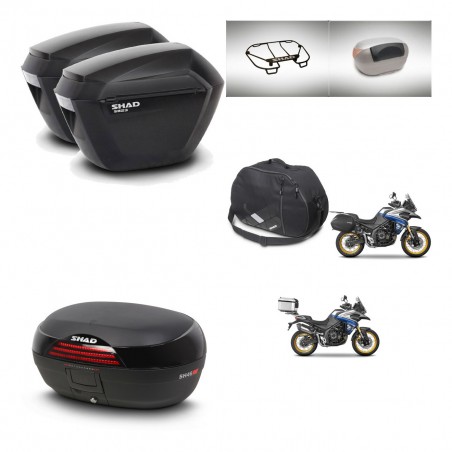 SHAD Baul SH46 + soporte montaje maletas sh23 accesorios 45 L KIT-481067