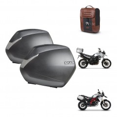 SHAD Suitcase trunk + mounting support SH36 suitcases SR38 CAFE RACER STYLE 1U KIT-481083