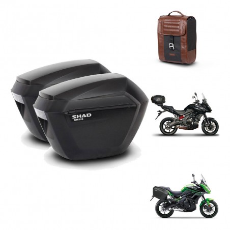 SHAD Baul maleta + soporte montaje maletas sh23 SR38 CAFE RACER STYLE 1U KIT-481103