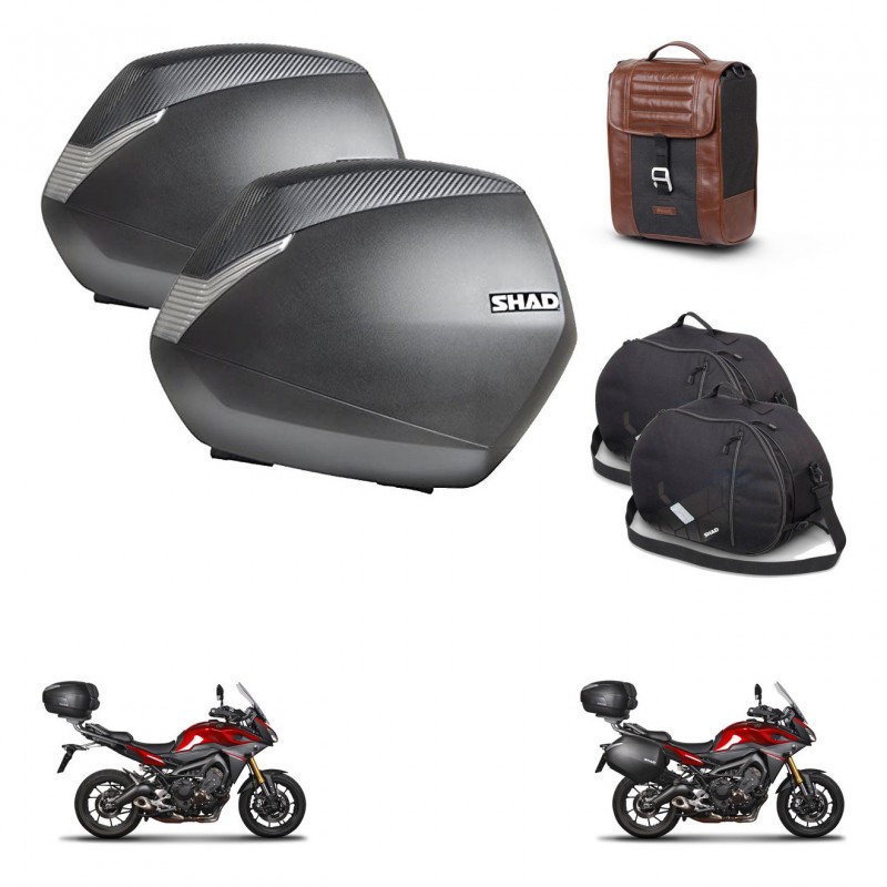 SHAD Baul maleta + soporte montaje maletas SH36 accesorios SR38 CAFE RACER STYLE 1U KIT-481108