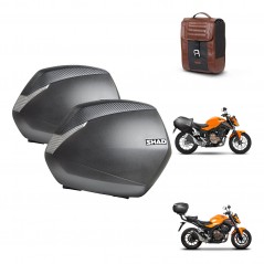SHAD Suitcase trunk + mounting support SH36 suitcases SR38 CAFE RACER STYLE 1U KIT-481119