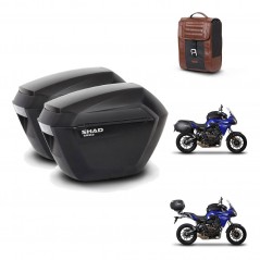 SHAD Baul maleta + soporte montaje maletas sh23 SR38 CAFE RACER STYLE 1U KIT-481133