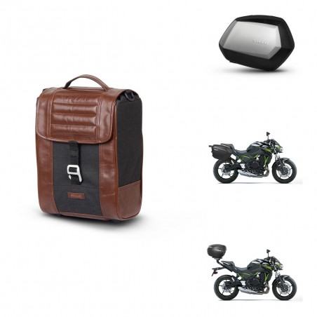 SHAD SH35 PREMIUM suitcases + mounting bracket suitcase trunk SR38 CAFE RACER STYLE 1U KIT-481140