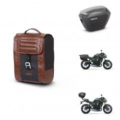 SHAD SH23 alu suitcases + mounting bracket suitcase trunk SR38 CAFE RACER STYLE 1U KIT-481142