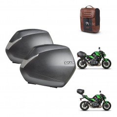 SHAD Suitcase trunk + mounting support SH36 suitcases SR38 CAFE RACER STYLE 1U KIT-481161