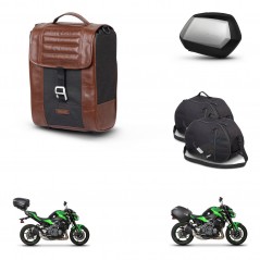 SHAD SH35 PREMIUM suitcases + mounting bracket suitcase trunk accessories SR38 CAFE RACER STYLE 1U KIT-481165