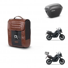 SHAD SH23 alu suitcases + mounting bracket suitcase trunk SR38 CAFE RACER STYLE 1U KIT-481274