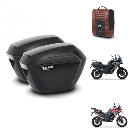 SHAD Baul maleta + soporte montaje maletas sh23 SR38 CAFE RACER STYLE 1U KIT-481289