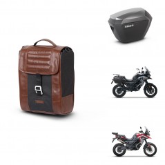 SHAD Maletas sh23 alu + soporte montaje Baul maleta SR38 CAFE RACER STYLE 1U KIT-481292