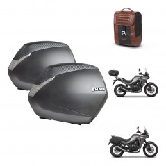 SHAD Baul maleta + soporte montaje maletas SH36 SR38 CAFE RACER STYLE 1U KIT-481293