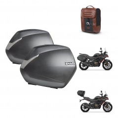 SHAD Suitcase trunk + mounting support SH36 suitcases SR38 CAFE RACER STYLE 1U KIT-481299