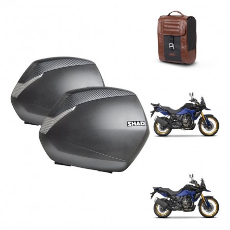 SHAD Suitcase trunk + mounting support SH36 suitcases SR38 CAFE RACER STYLE 1U KIT-481305