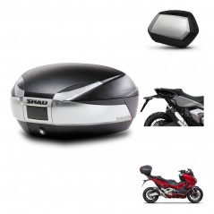 SHAD Maletas SH35 PREMIUM + soporte montaje baul SH48 TITANIUM KIT-481332
