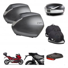 SHAD SH48 trunk + mounting bracket SH36 suitcases accessories TITANIUM PREMIUM KIT-481336