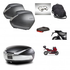 SHAD Baul SH48 + soporte montaje maletas SH36 accesorios TITANIUM PREMIUM KIT-481360