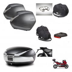 SHAD Baul SH48 + soporte montaje maletas SH36 accesorios TITANIUM PREMIUM KIT-481372