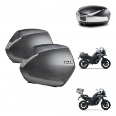 SHAD Baul SH48 + soporte montaje maletas SH36 TITANIUM PREMIUM KIT-481377