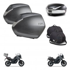 SHAD Baul SH48 + soporte montaje maletas SH36 accesorios TITANIUM PREMIUM KIT-481378