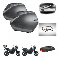 SHAD Baul SH48 + soporte montaje maletas SH36 accesorios TITANIUM PREMIUM KIT-481407