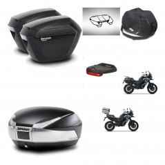 SHAD Baul SH48 + soporte montaje maletas sh23 accesorios TITANIUM PREMIUM KIT-481421
