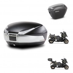 SHAD Maletas sh23 alu + soporte montaje baul SH48 TITANIUM PREMIUM KIT-481430