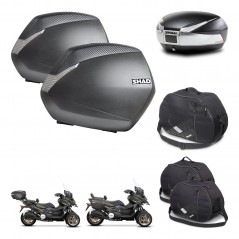 SHAD Baul SH48 + soporte montaje maletas SH36 accesorios TITANIUM PREMIUM KIT-481438