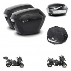 SHAD Baul SH48 + soporte montaje maletas sh23 accesorios TITANIUM PREMIUM KIT-481439