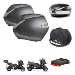 SHAD Baul SH48 + soporte montaje maletas SH36 accesorios TITANIUM PREMIUM KIT-481443