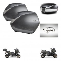 SHAD Baul SH48 + soporte montaje maletas SH36 accesorios TITANIUM PREMIUM KIT-481449