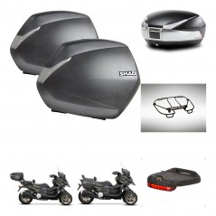 SHAD SH48 trunk + mounting bracket SH36 suitcases accessories TITANIUM PREMIUM KIT-481455