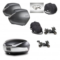 SHAD Baul SH48 + soporte montaje maletas SH36 accesorios TITANIUM PREMIUM KIT-481462