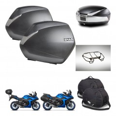 SHAD SH48 trunk + mounting bracket SH36 suitcases accessories TITANIUM PREMIUM KIT-481498