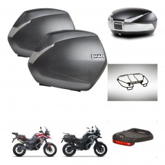 SHAD Baul SH48 + soporte montaje maletas SH36 accesorios TITANIUM PREMIUM KIT-481551