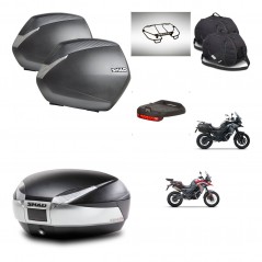 SHAD SH48 trunk + mounting bracket SH36 suitcases accessories TITANIUM PREMIUM KIT-481552