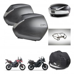 SHAD Baul SH48 + soporte montaje maletas SH36 accesorios TITANIUM PREMIUM KIT-481557